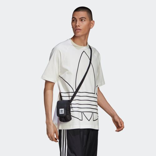 アディダスオリジナルス) adidas Originals Ｔシャツ BIG TREFOIL OUTLINE T-SHIRT GE6230 WHITE  - アディダスオリジナルス（adidas Originals） [008 （ゼロ・ゼロ・エイト）]